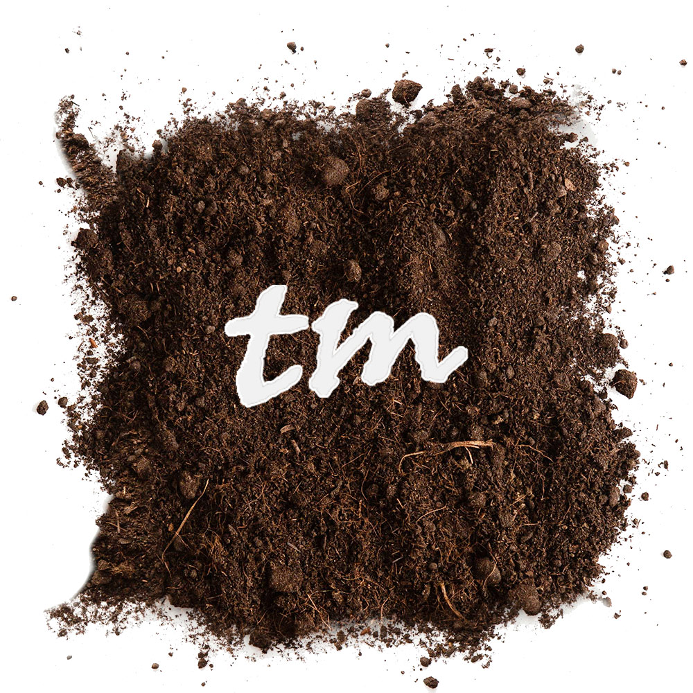 Montón de tierra con logotipo de Turbas Muñoz